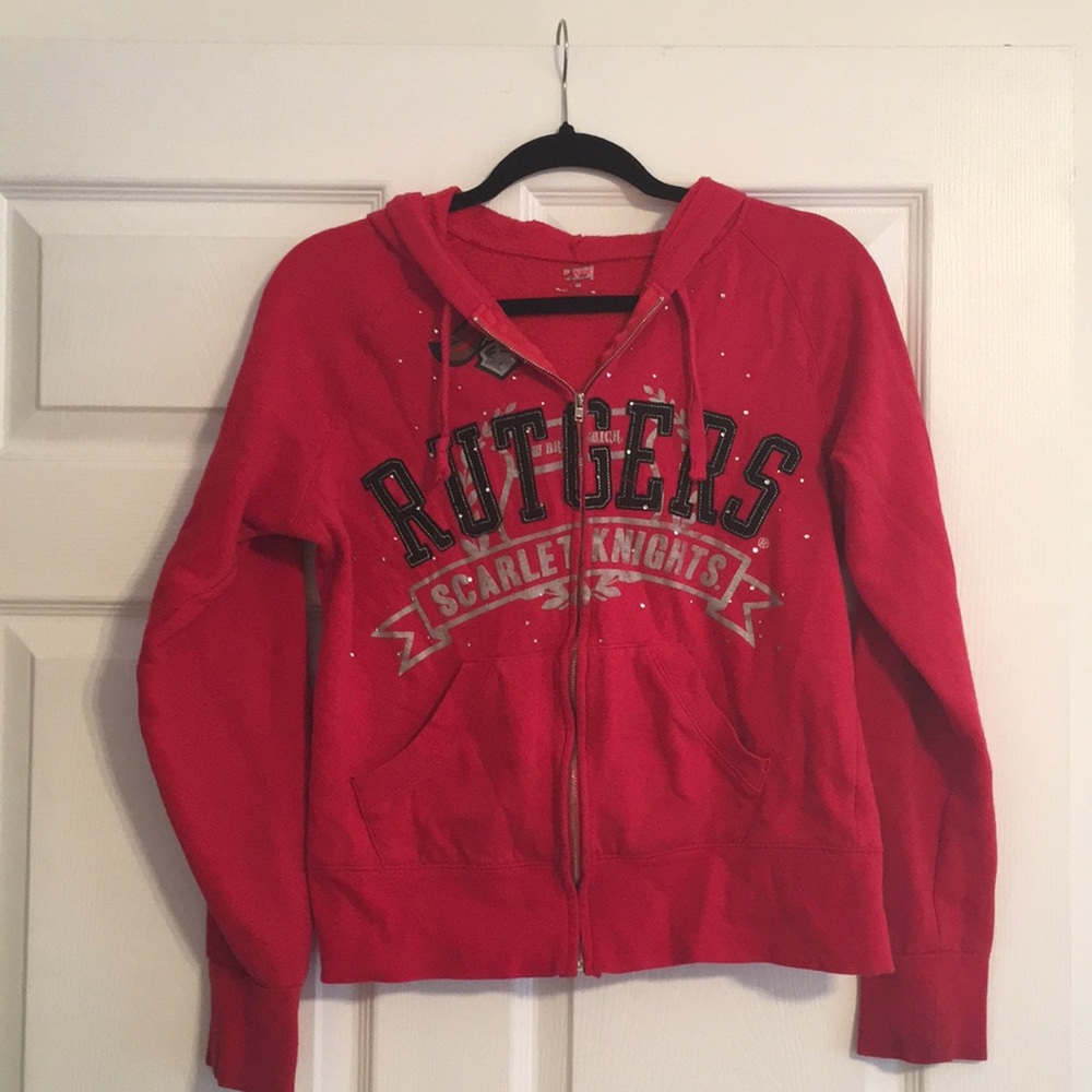 Super cute one of a kind Rutgers RU hoodie!